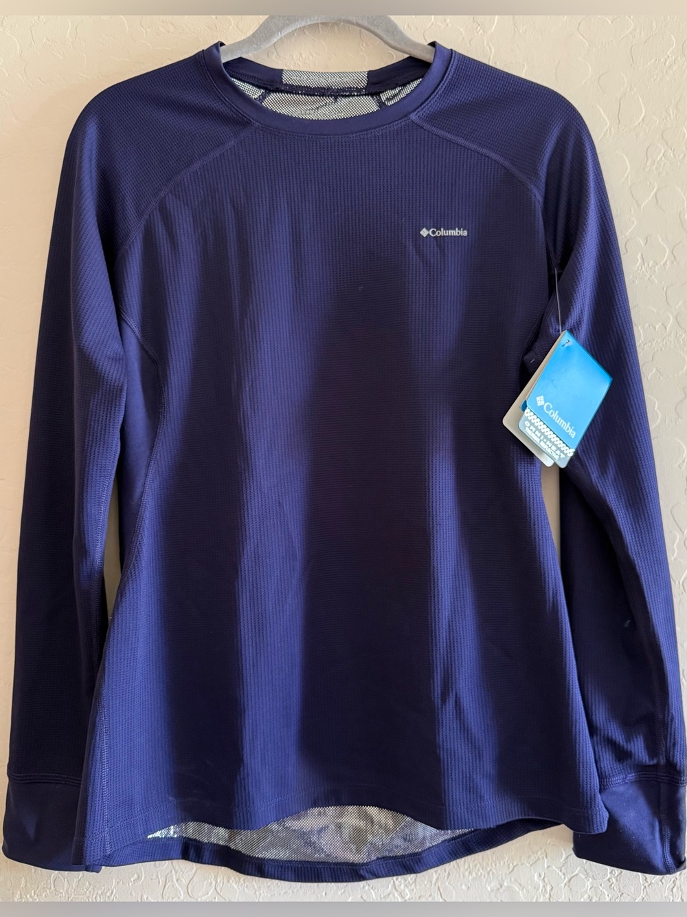 Columbia, large, blue Heavyweight II long sleeve top